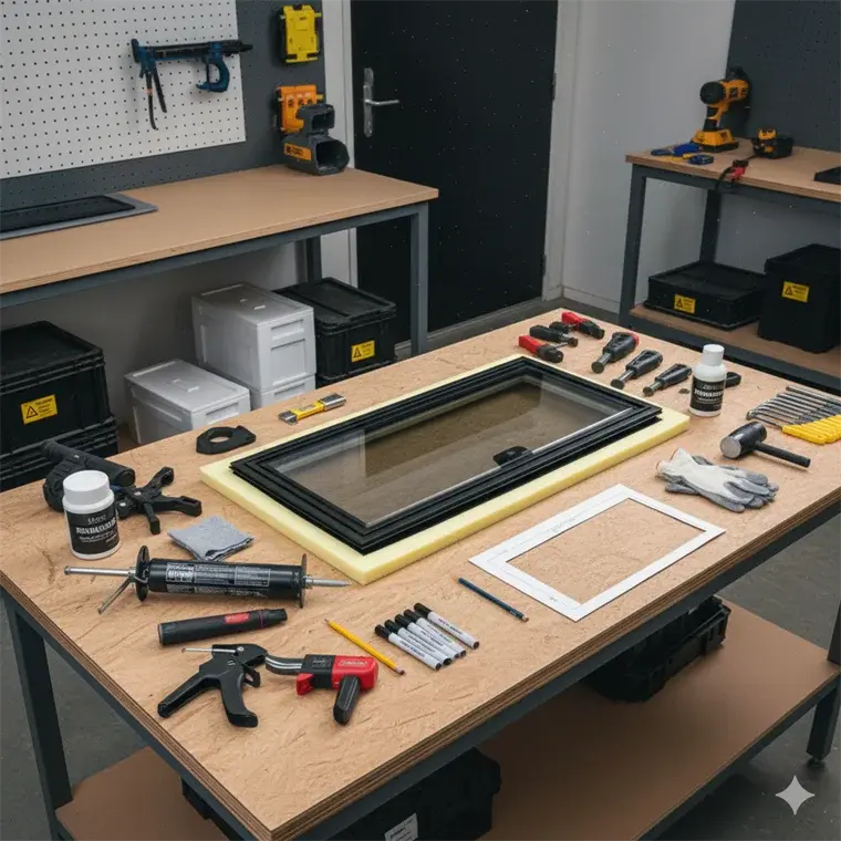 Campervan Window Installation Tools And Materials