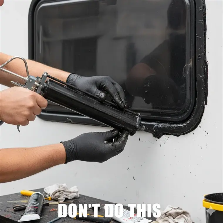 Fixing Leaking Campervan Windows